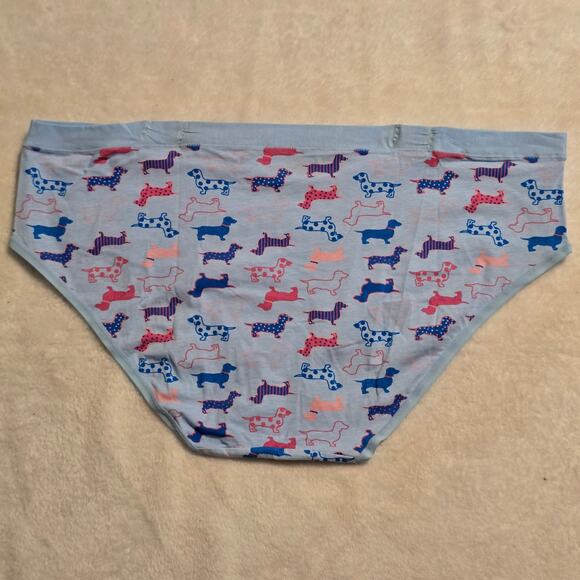XXL Blue Dog Cotton Hipster NoBo NWT - Picture 2 of 4